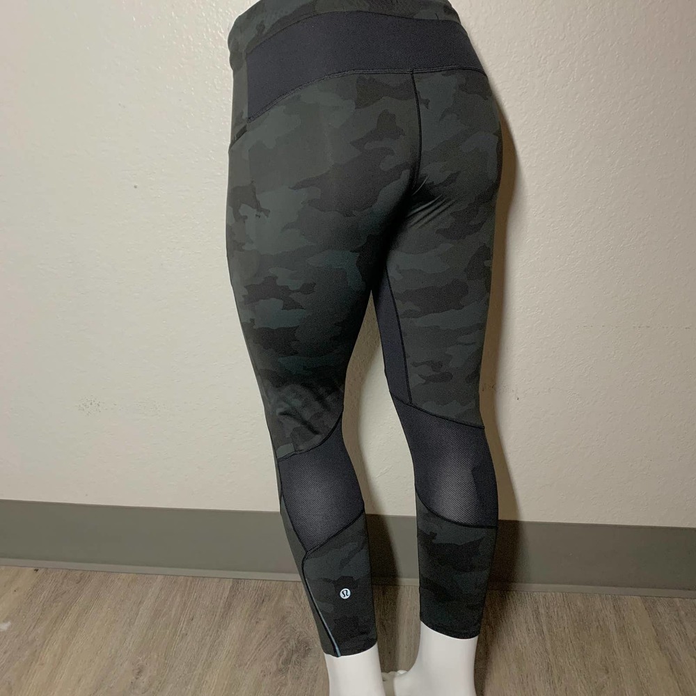 lululemon athletica Black Camo Leggings